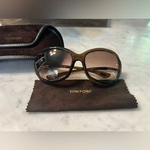 Tom Ford “Jennifer” Sunglasses in Bronze